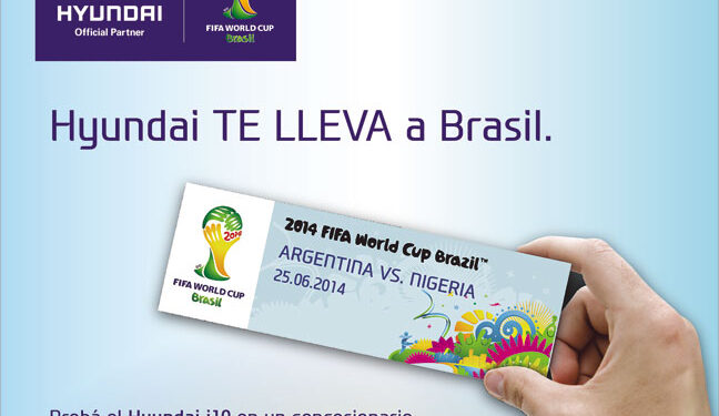 Hyundai te lleva al Mundial de Brasil probando el i10