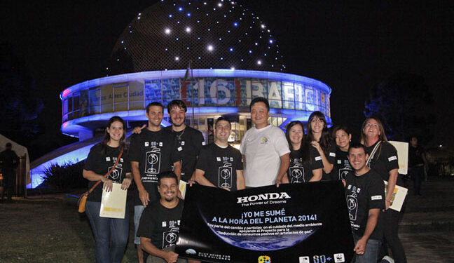 Honda fue parte de la «Hora del Planeta»