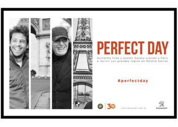 Peugeot festejó con Vilas y Gaudio el lanzamiento del 308 Roland Garros y la realización de una película inédita