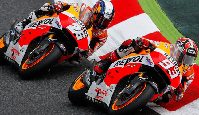 Honda logró su séptima victoria consecutiva en el Moto GP