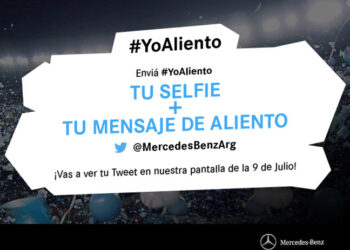 Con Mercedes-Benz podés alentar a la Selección por Twitter