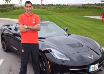 Este es el fabuloso Chevrolet Corvette Stingray de Di María