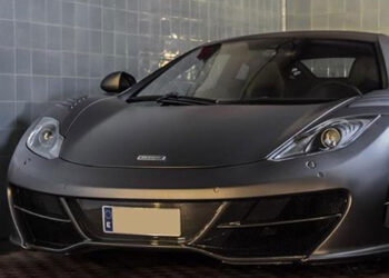 Mirá el fabuloso McLaren de Cristiano Ronaldo