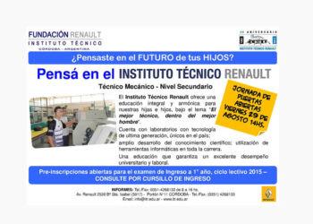 Instituto Técnico Renault: Jornada de Puertas Abiertas e inscripciones