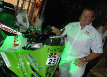 El mendocino Sebastián Halpern presentó el cuatri con el que correrá el Dakar