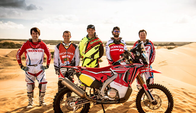 Honda se prepara con todo para el Dakar 2015