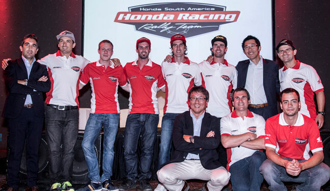 Honda presentó el “South America Rally Team” que correrá el Dakar 2015