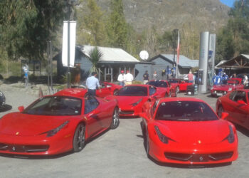 Las mejores Ferrari hicieron vibrar Mendoza