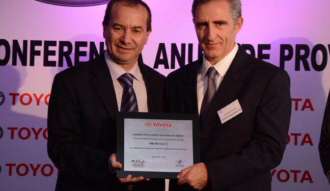 Fric-Rot premiado por Toyota por quinto año consecutivo