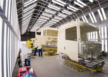 Scania cuenta con una nueva fábrica de pintura