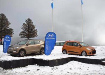 El Hyundai Grand i10 debutó en Chapelco