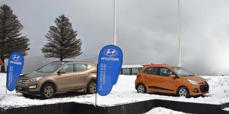 El Hyundai Grand i10 debutó en Chapelco