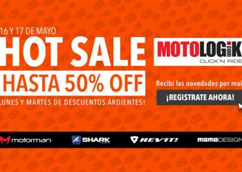 Motologik ofrece hasta 50% de descuento en productos para motociclistas