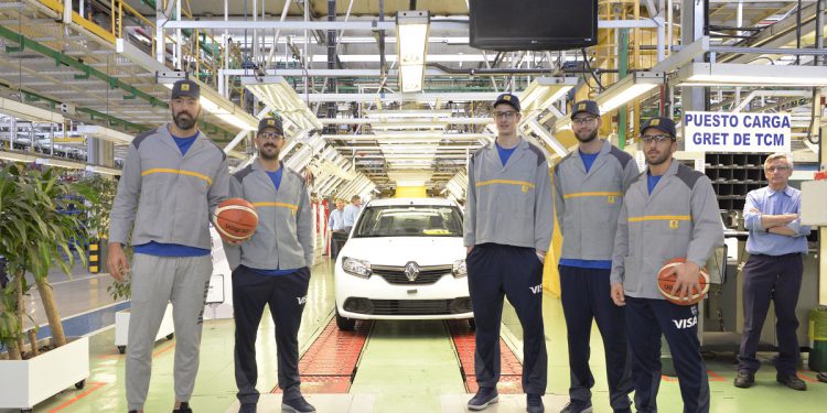 Selección de Básquet fábrica Santa Isabel