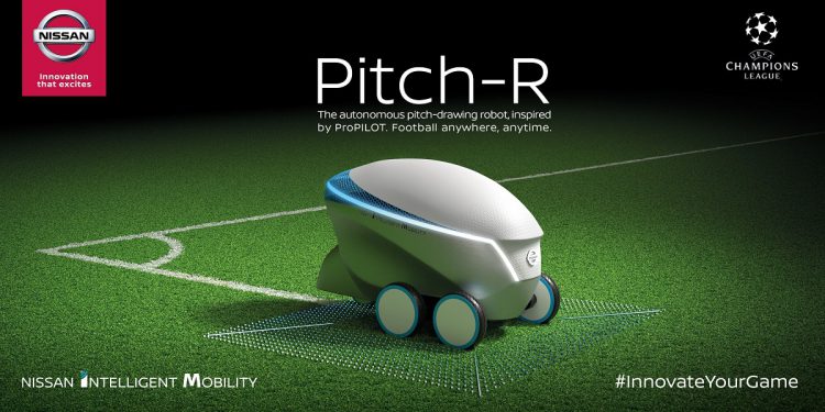 Conozcan a Pitch-R, el robot de Nissan de la Champions