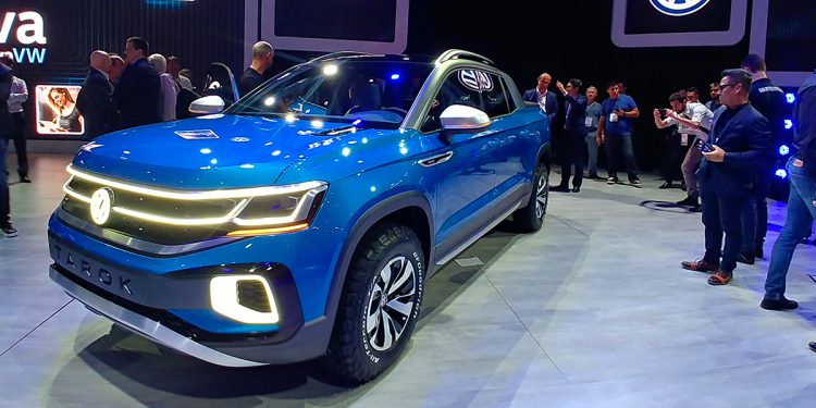 Volkswagen develó su pick-up Tarok que competiría con Fiat Toro