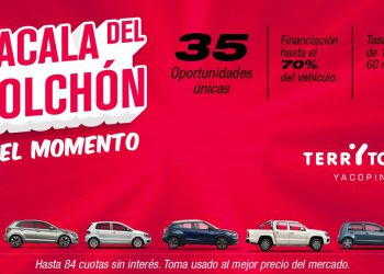 Territorio Yacopini sacala del colchón