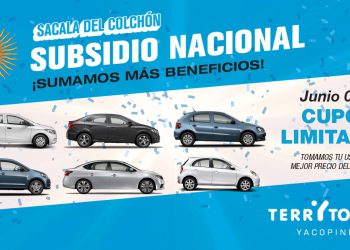 Precios de autos: Territorio Yacopini se sumó al plan nacional Junio 0KM