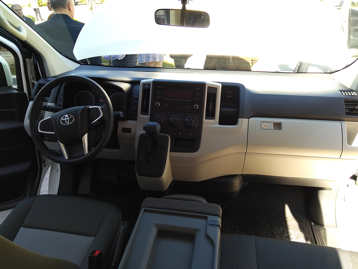 Toyota Hiace 2019 interior