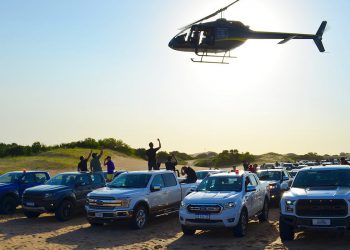 Ford batió un récord de camionetas en la arena con F150 Raptor y Ranger