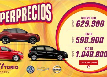 Onix, Gol, Kicks y más vuelven con estos Súper Precios a Territorio Yacopini