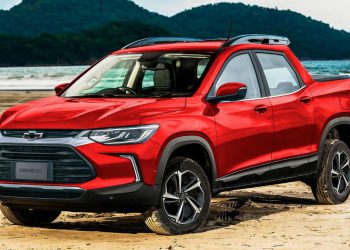 Se filtró la imagen de una nueva Chevrolet Montana rival de la Fiat Toro