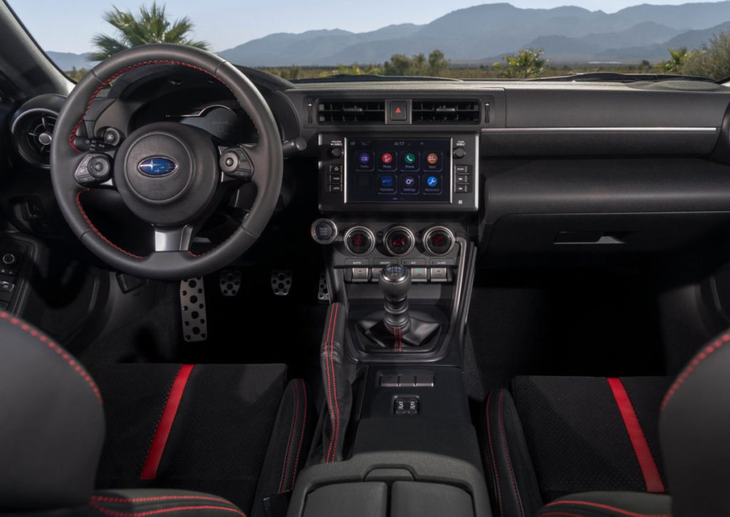 Subaru BRZ 2022 interior