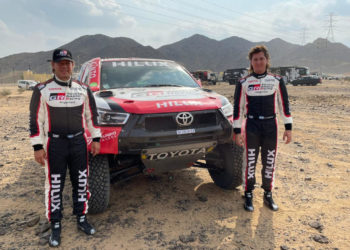 Dakar Hilux Juan Cruz y Alejandro Yacopini