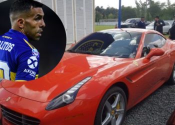 Tevez pasó por Mendoza en auto ¿Qué nave trajo?