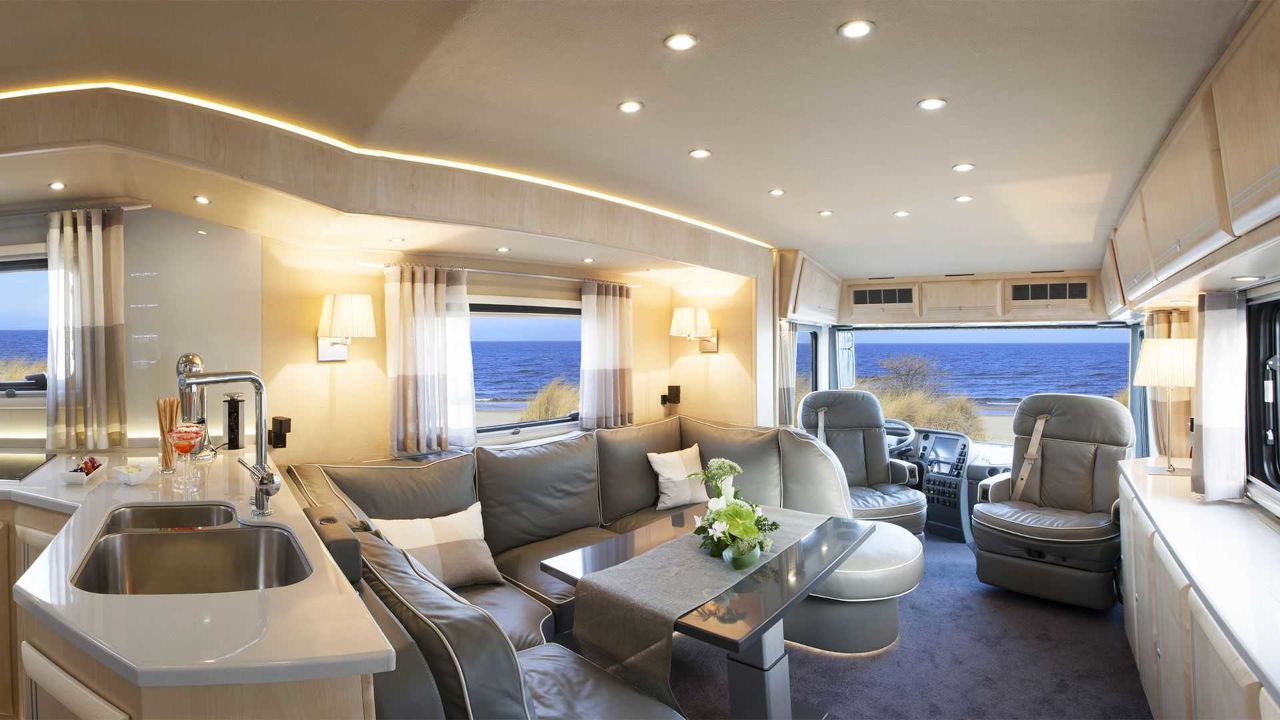 Mucho lujo y hasta con garaje propio,conocé el Volkner Mobil Performance