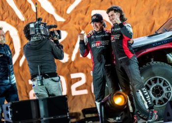 Dakar Juan Cruz podio 3