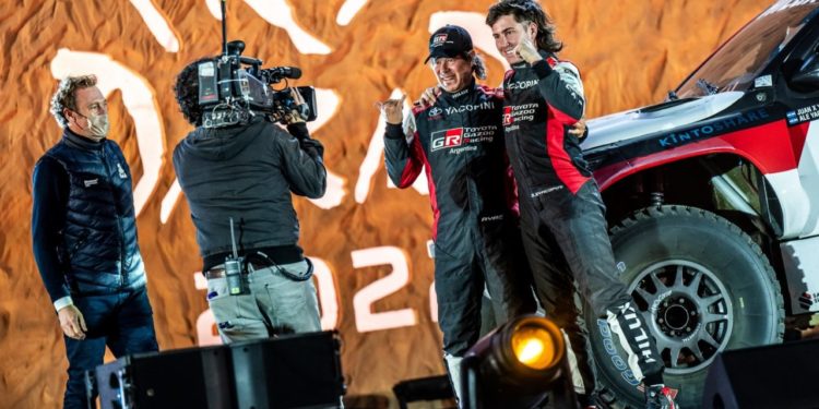 Dakar Juan Cruz podio 3