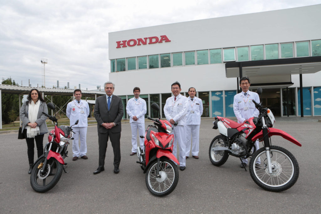 Honda Motor Argentina hito producción