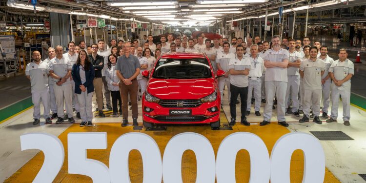 Fiat alcanza con el Cronos las 250 mil unidades producidas en Córdoba