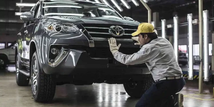 toyota planta trabajo