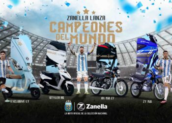 Zanella lanza una edición especial en honor a los Campeones del Mundo