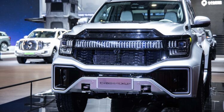Cannon CyberP!ckup 6×6: conocé la super camioneta del Salón de Shanghái