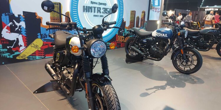 Royal Enfield llevó al Salón Moto 2023 la nueva HNTR 350 y una edición especial imperdible