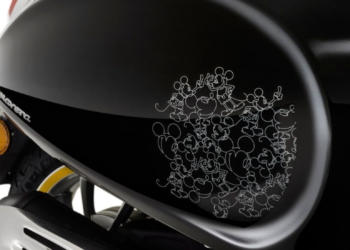 La nueva Vespa inspirada en Mickey Mouse.