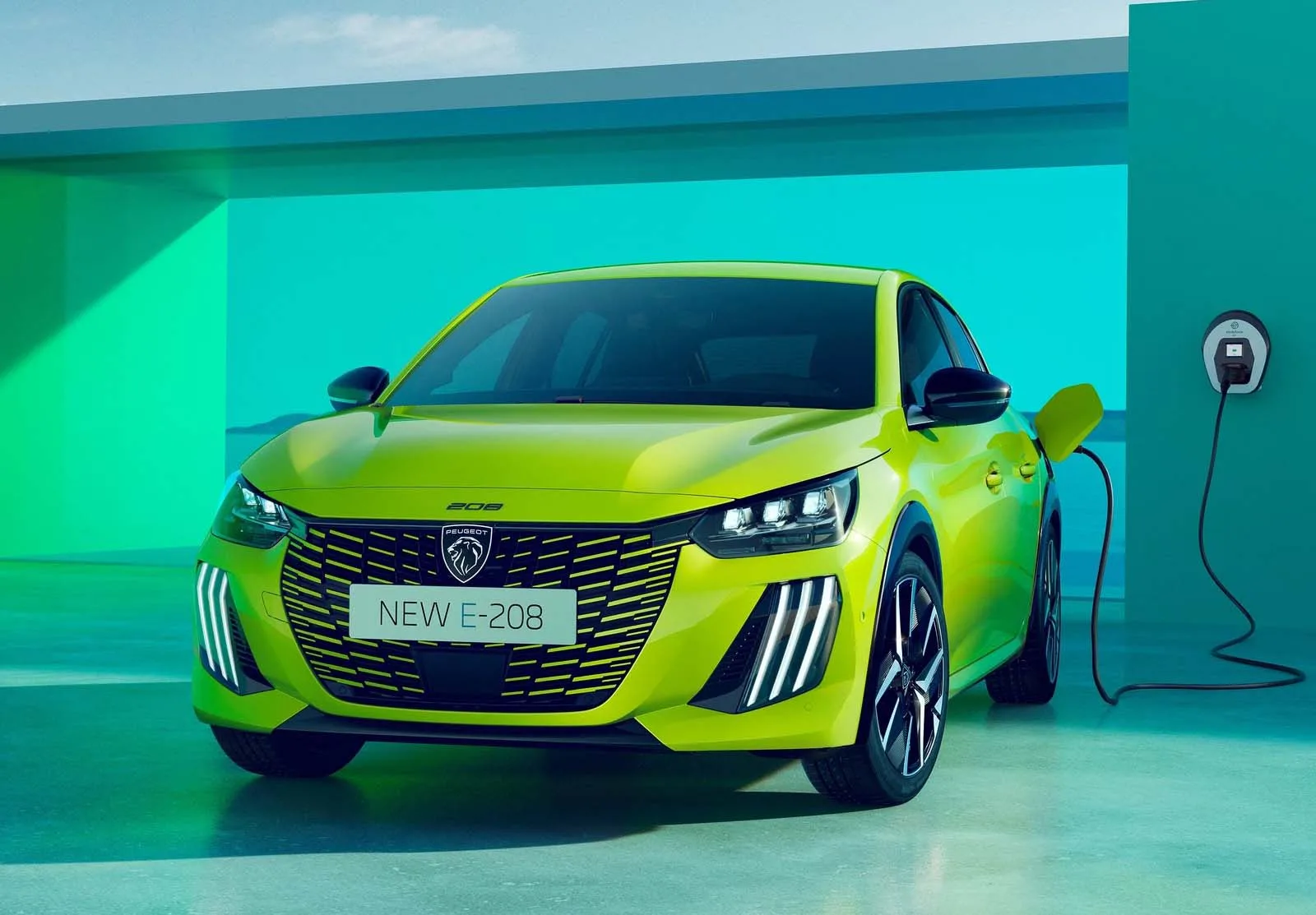 e-208: así es el interior del nuevo Peugeot 100% eléctrico