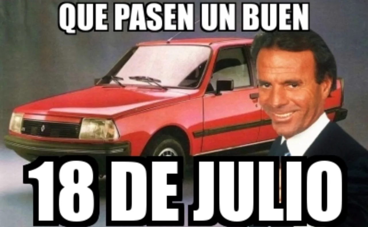 Memes: ahora el inolvidable 18 de Julio