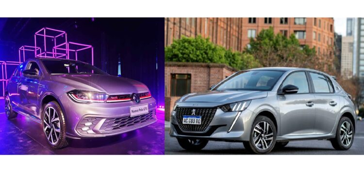 Peugeot 208 VS Volkswagen Polo ¿Cuánto cuestan en agosto?