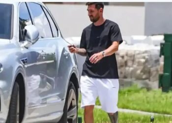 Nuevo auto de Lionel Messi.