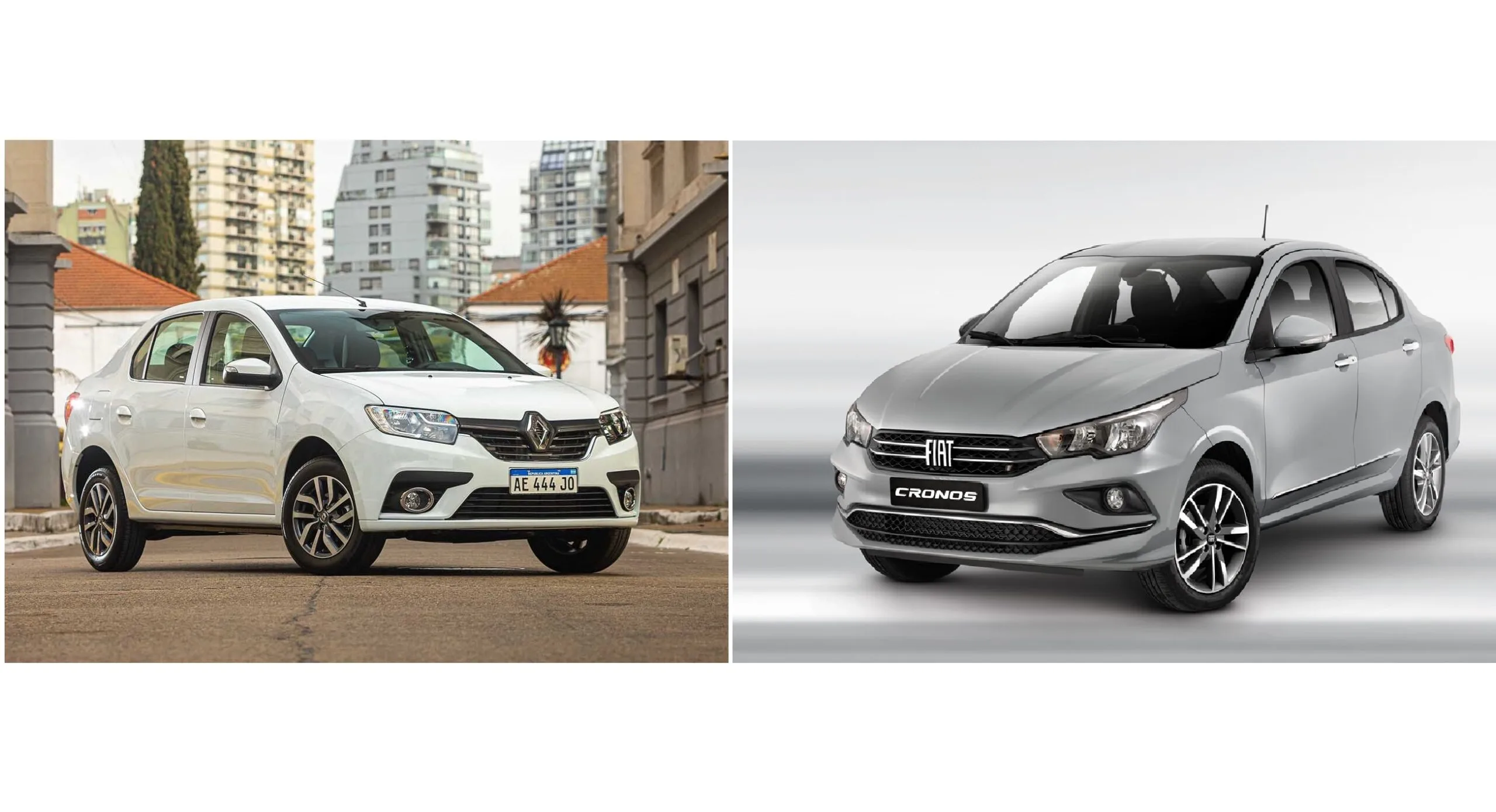 Fiat Cronos VS Renault Logan: los autos más baratos de Argentina