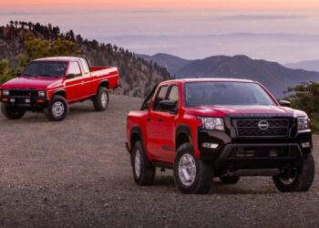 La Nissan Frontier estilo retro.