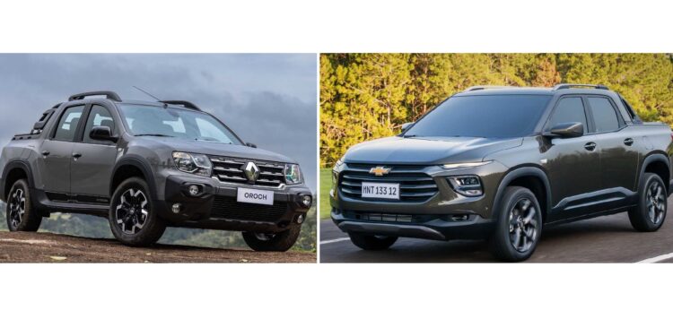 Chevrolet Montana vs Renault Oroch  ¿Cuánto cuestan en octubre?