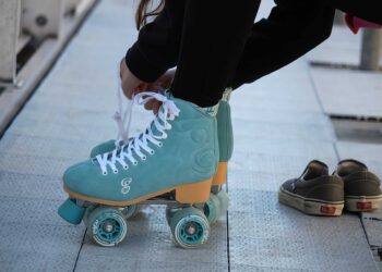 Patines verdes. Patinar beneficia la salud