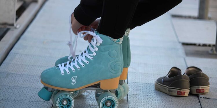 Patines verdes. Patinar beneficia la salud