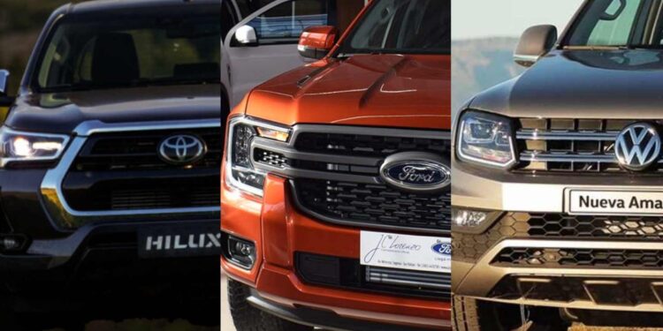 Nuevos precios tras el ajuste: Amarok, Hilux y Ranger hasta 2024
