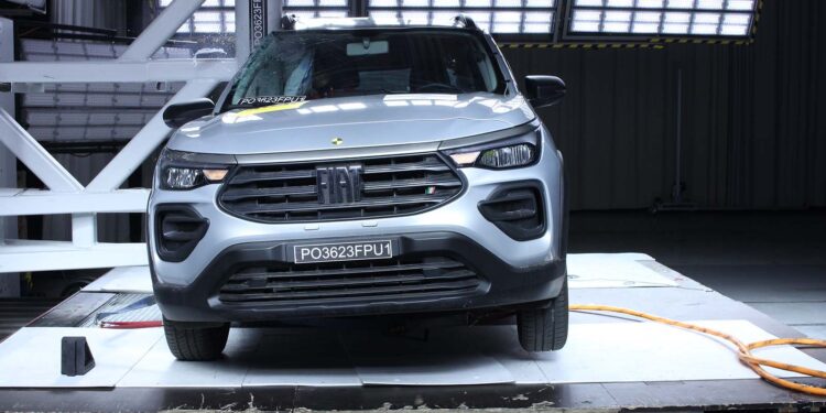 Fiat Pulse con baja calificación en la última prueba de seguridad de Latin NCAP